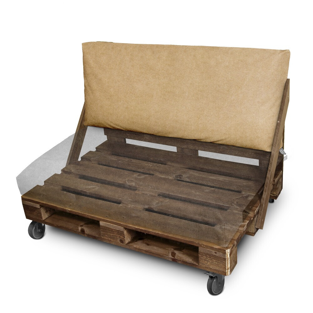 Cuscino per pallet in Similpelle da Esterno Patagonia Beige (2)