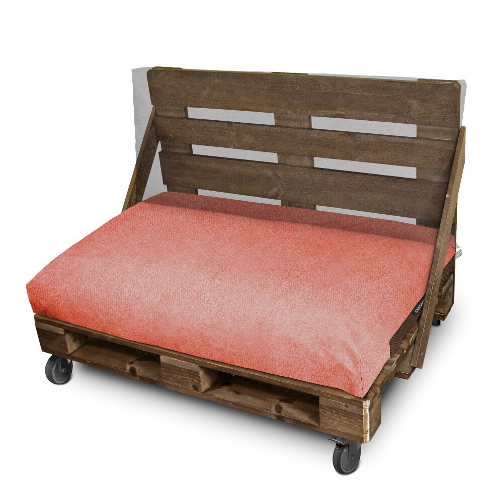 Cuscino per pallet in Similpelle da Esterno Patagonia Corallo (2)