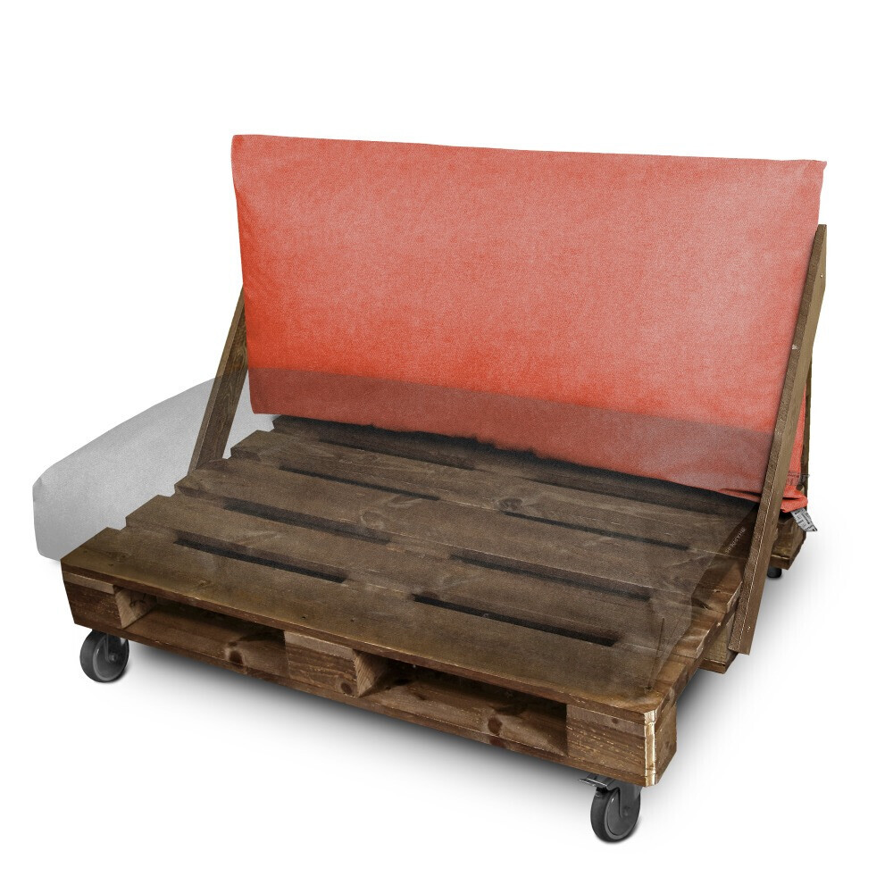 Cuscino per pallet in Similpelle da Esterno Patagonia Corallo (3)