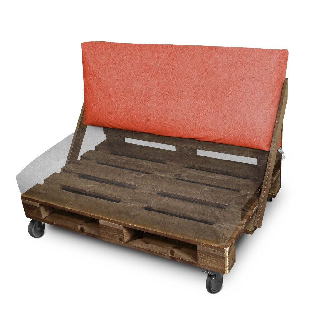 Cuscino per pallet in Similpelle da Esterno Patagonia Corallo (2)