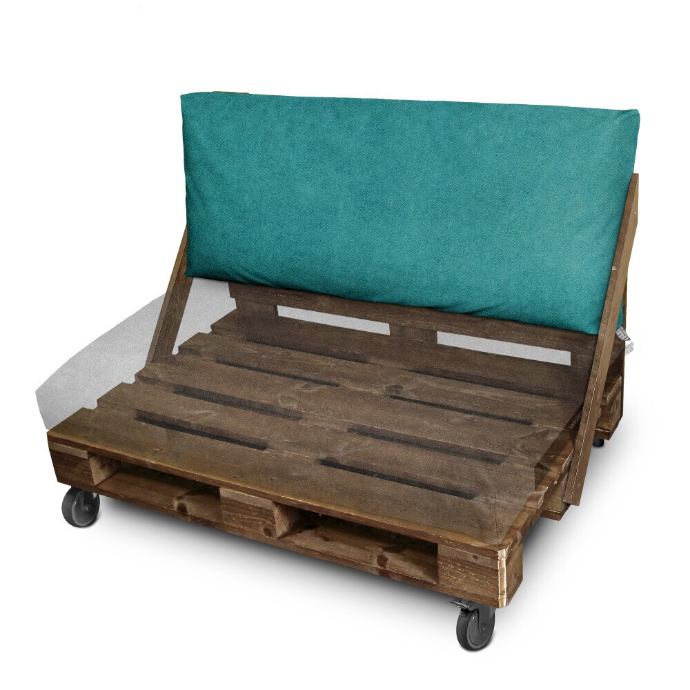 Cuscino per pallet in Similpelle da Esterno Patagonia Turchese (2)