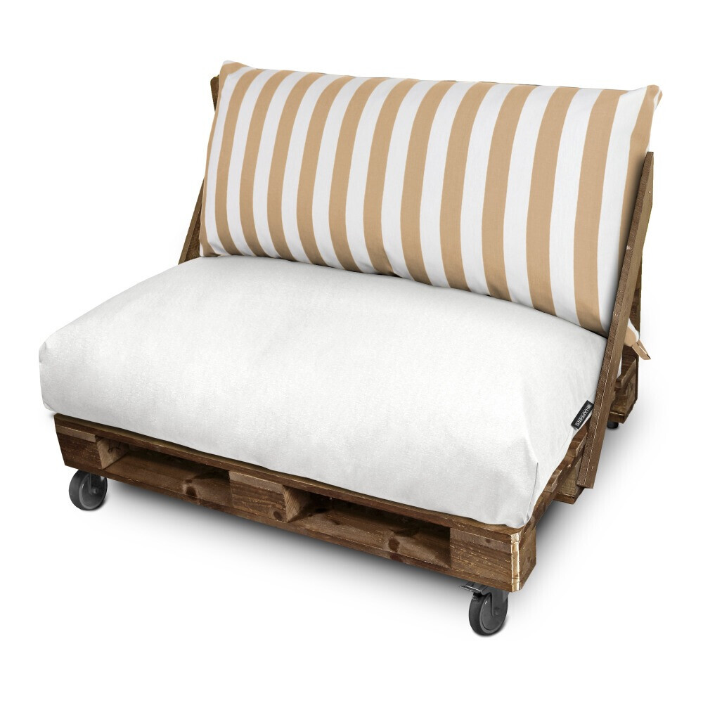 Cuscino per Pallet Toldotex Bianco - Beige (1)