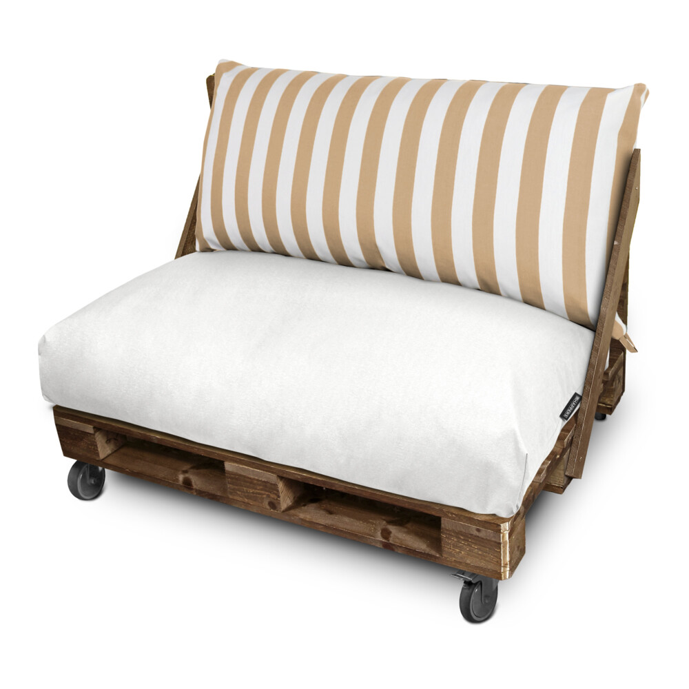 Cuscino per Pallet Toldotex Bianco - Beige ()