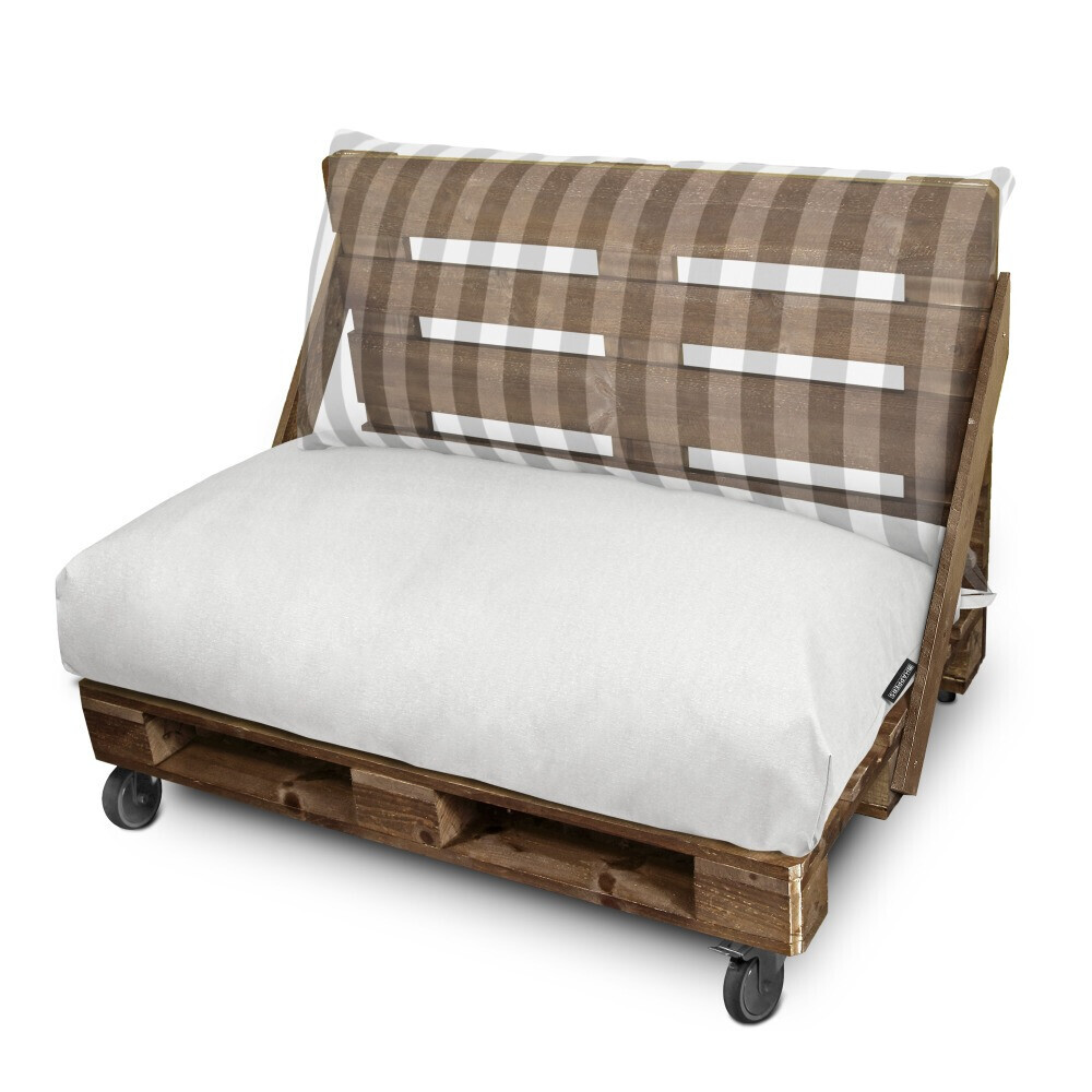 Cuscino per Pallet Toldotex Bianco - Verde (2)