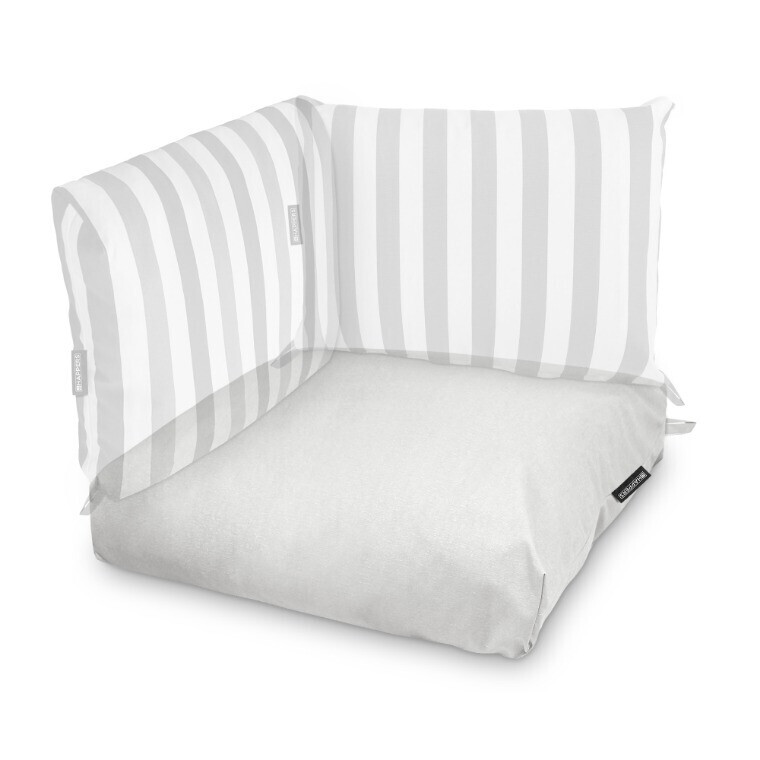 Cuscino per Pallet Toldotex Bianco - Beige (2)