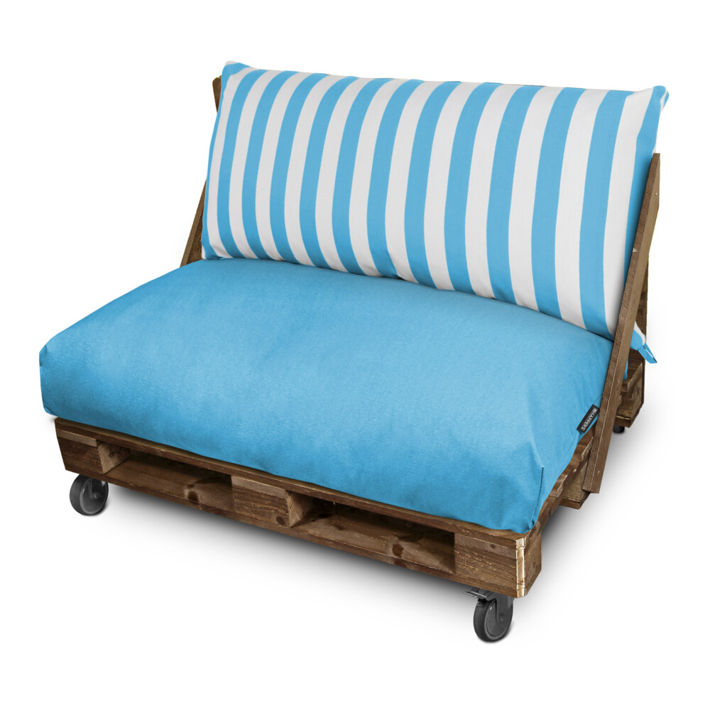 Cuscino per Pallet Toldotex Turchese (6)