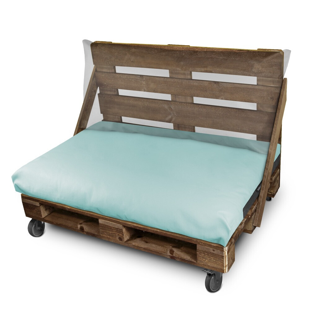 Cuscino per pallet in Similpelle da Esterno Cielo blu (2)