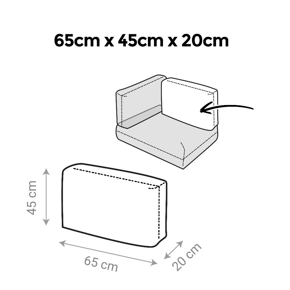 Cuscino per pallet in Similpelle da Esterno Rosso (6)
