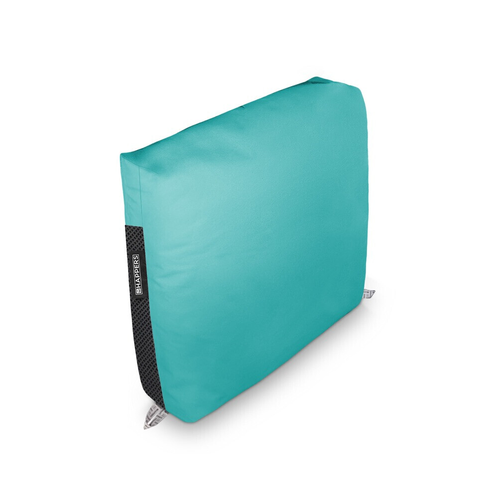 Cuscino per pallet in Similpelle da Esterno Turchese (1)