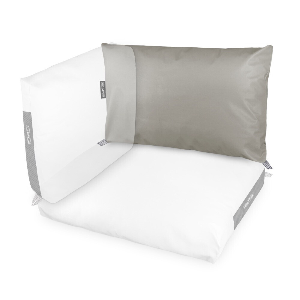 Cuscino per pallet in Similpelle da Esterno Grigio Chiaro (2)