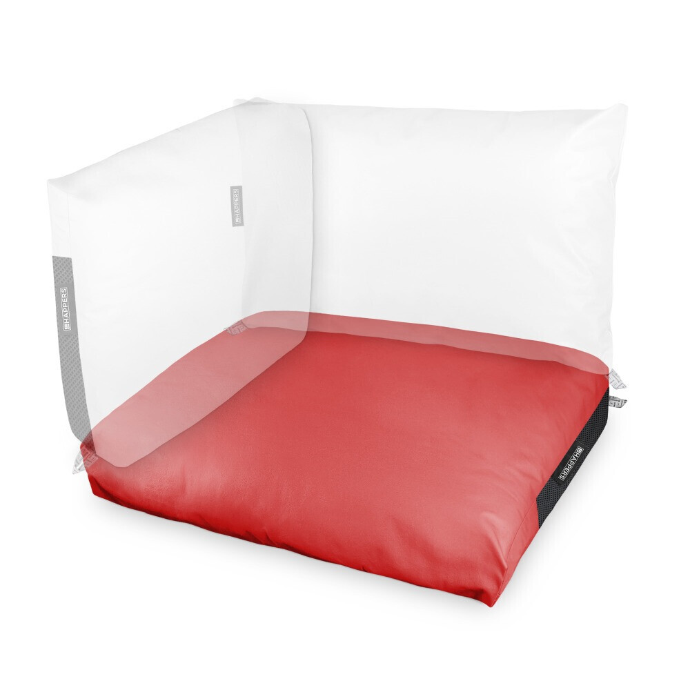 Cuscino per pallet in Similpelle da Esterno Rosso (2)