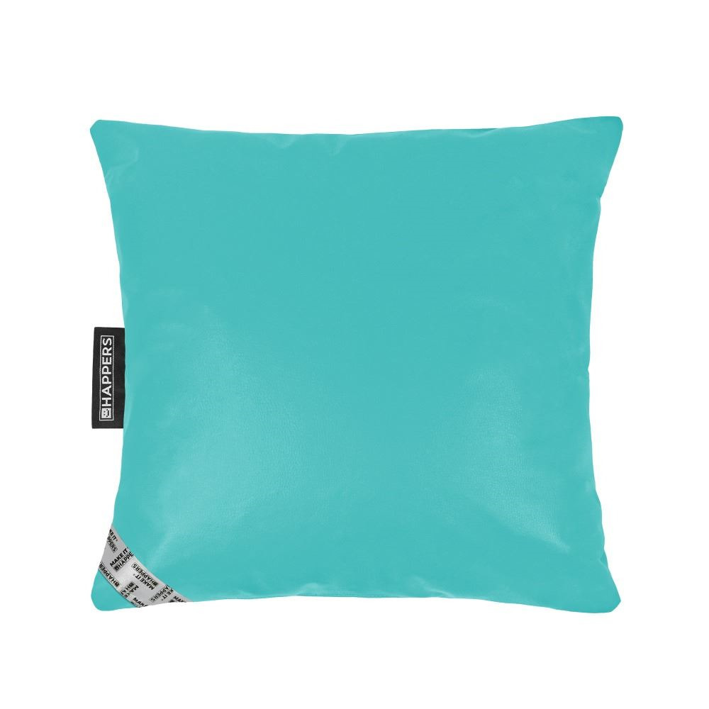 Cuscino in similpelle per esterni Turchese Happers ()