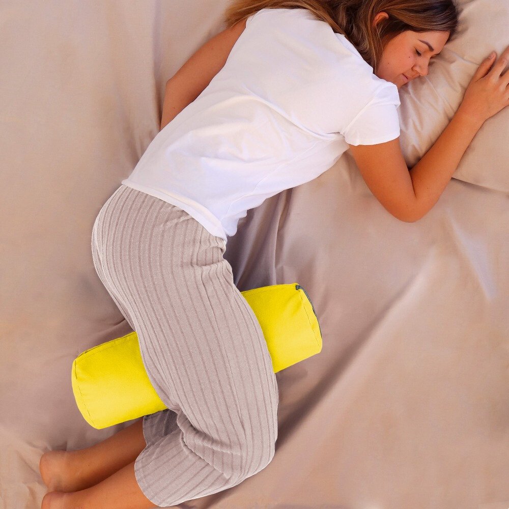 Cojin rodillo 50x15 Amarillo (2)