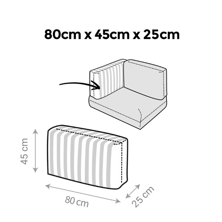 Cuscino per Pallet Toldotex Blu (5)