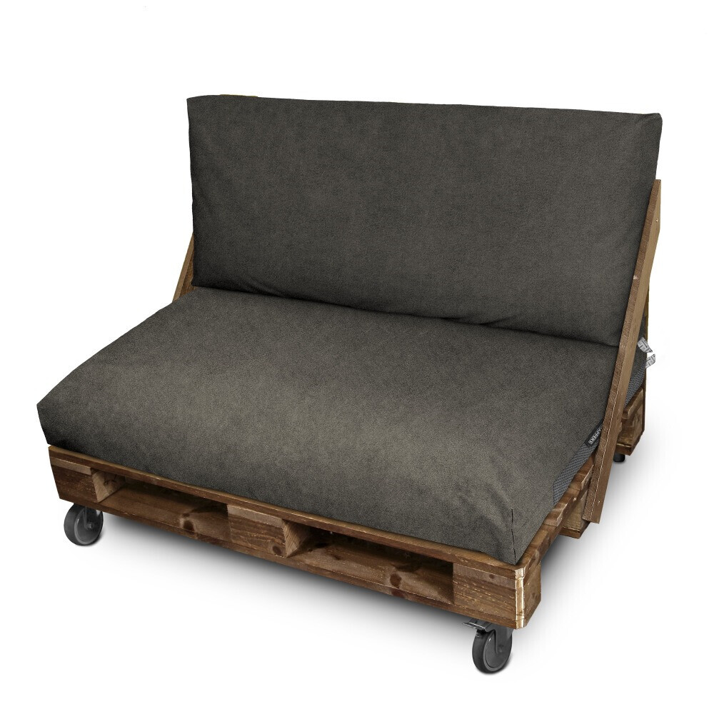 Cuscino per pallet in Similpelle da Esterno Patagonia Grigio (6)