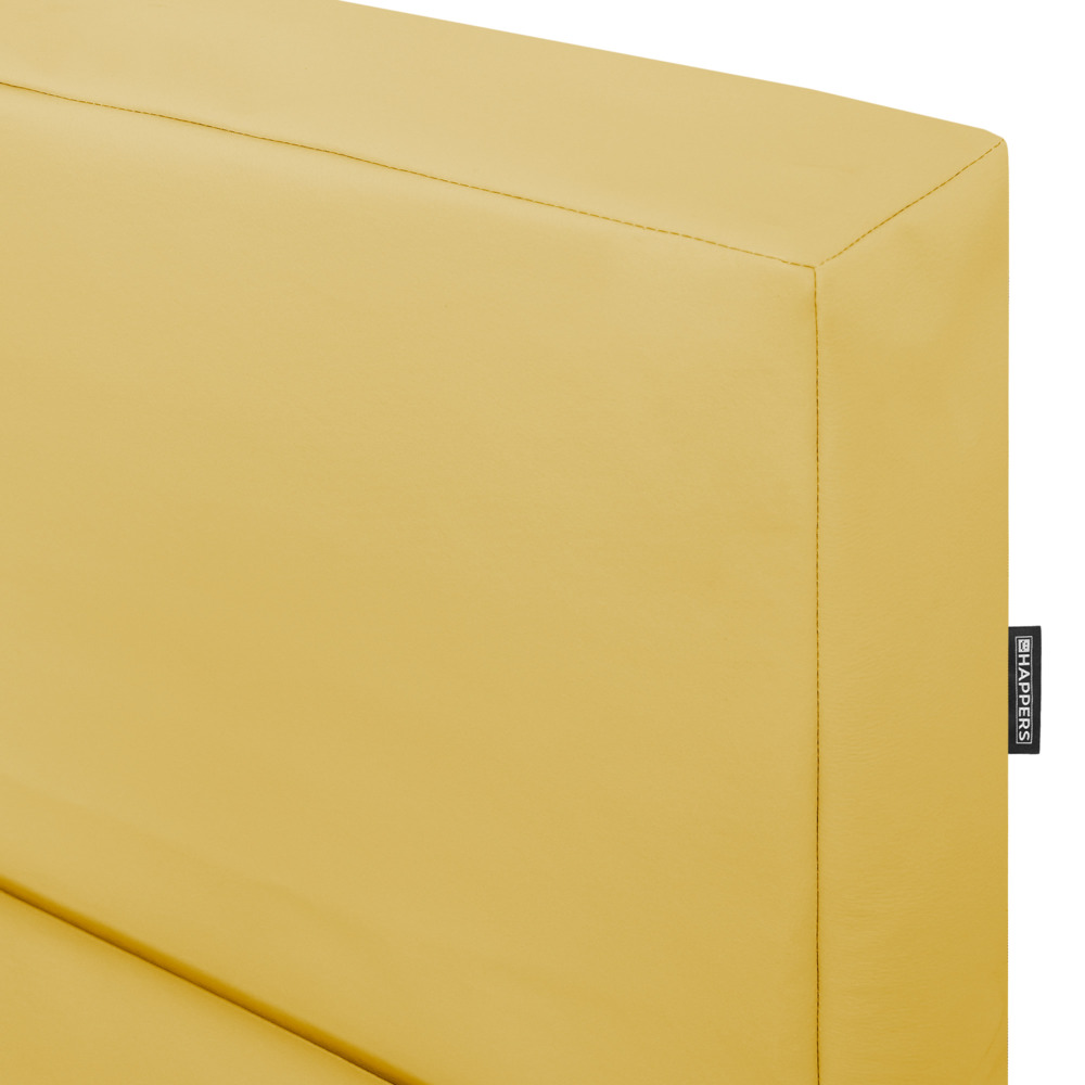 Funda para sofá de palet Mostaza polipiel para interior (4)