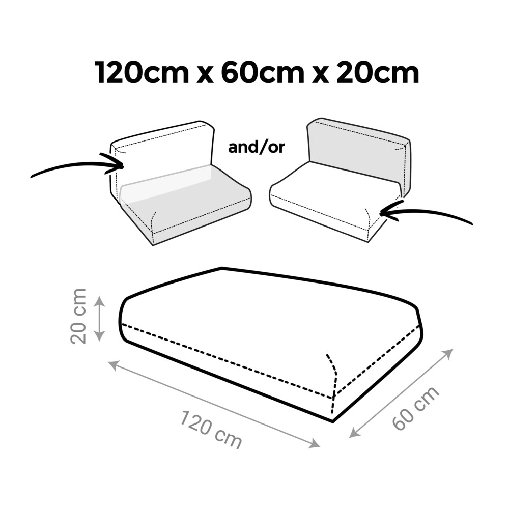 Cuscino per Pallet Toldotex Cielo blu (5)