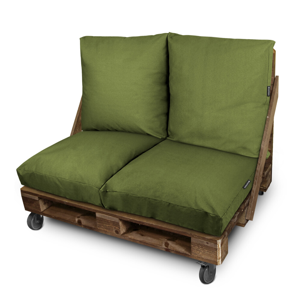 HAPPERS Cuscino da pavimento multiuso per esterno Naylim Mate Verde ()