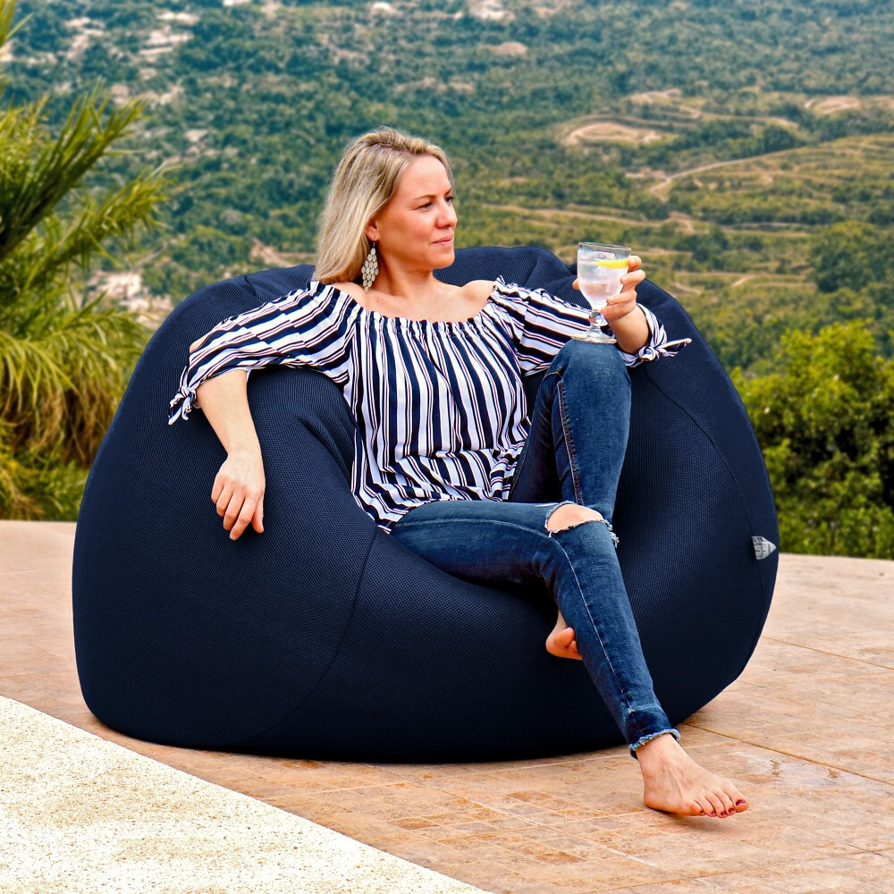 Mega Pouf Traspirante 3D Blu Happers (1)