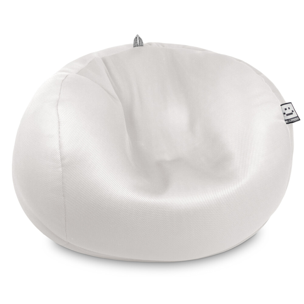 Mega Pouf Traspirante 3D Bianco Happers ()