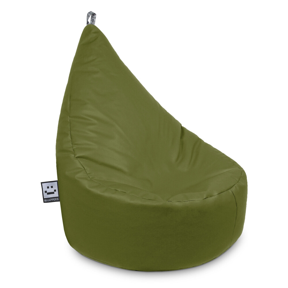 Pouf Poltrona Similpelle Kaki ()