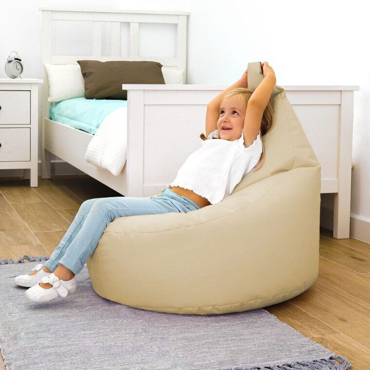 Pouf Poltrona Similpelle Ecrù (1)