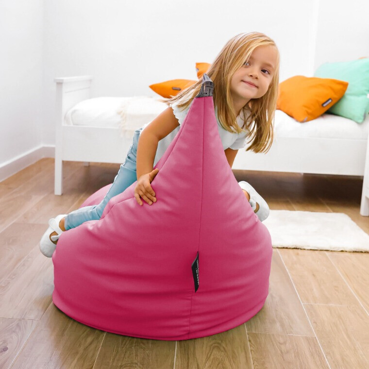 Pouf Poltrona Similpelle Fucsia (2)