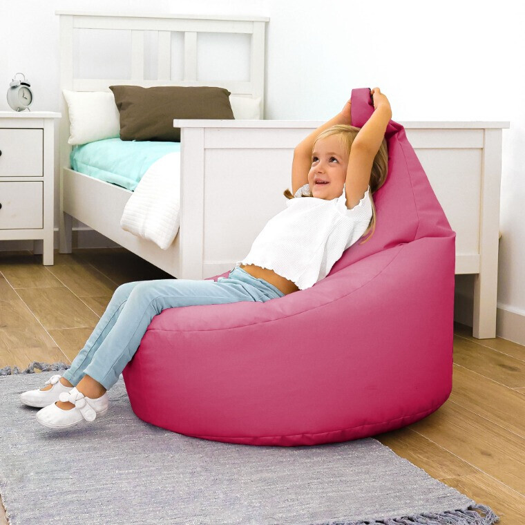 Pouf Poltrona Similpelle Fucsia (1)
