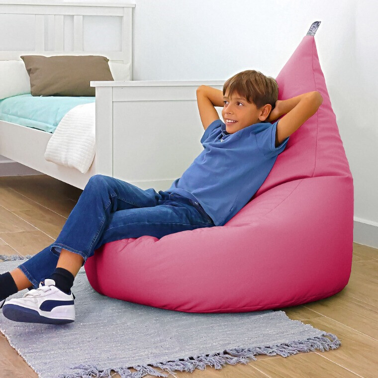Pouf Poltrona Similpelle Fucsia (2)