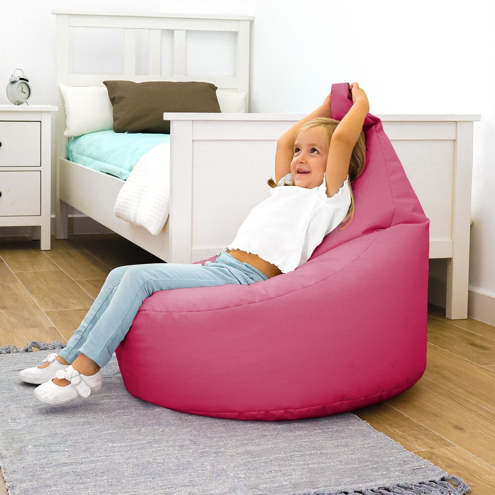 Pouf Poltrona Similpelle Fucsia (1)