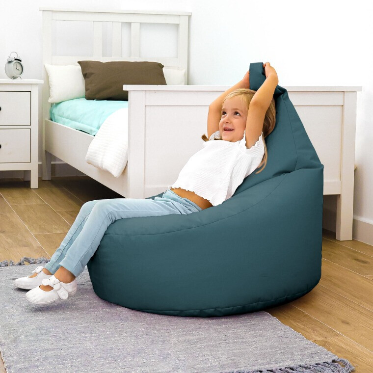 Pouf Poltrona Similpelle Ghiacciaio XL Happers