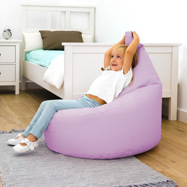 Pouf Poltrona Similpelle Lavanda (1)