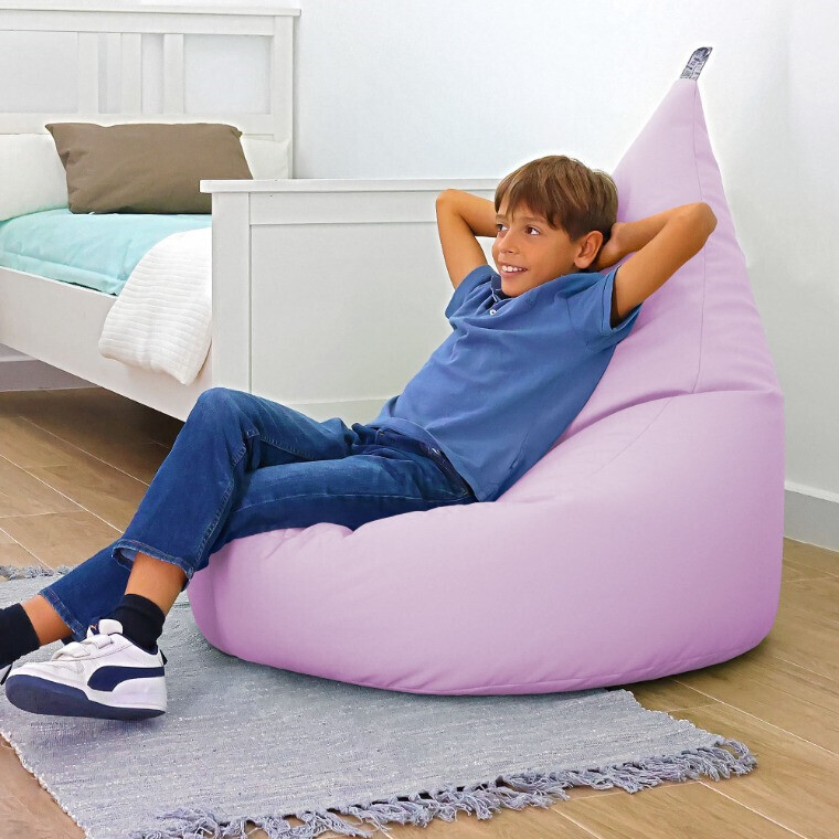 Pouf Poltrona Similpelle Lavanda (2)