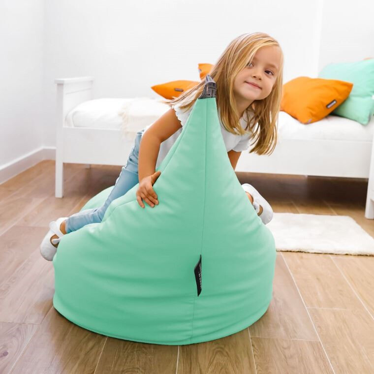 Pouf Poltrona Similpelle Menta (2)
