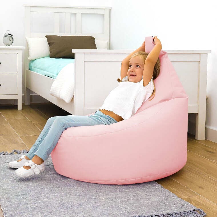Pouf Poltrona Similpelle Rosa (1)