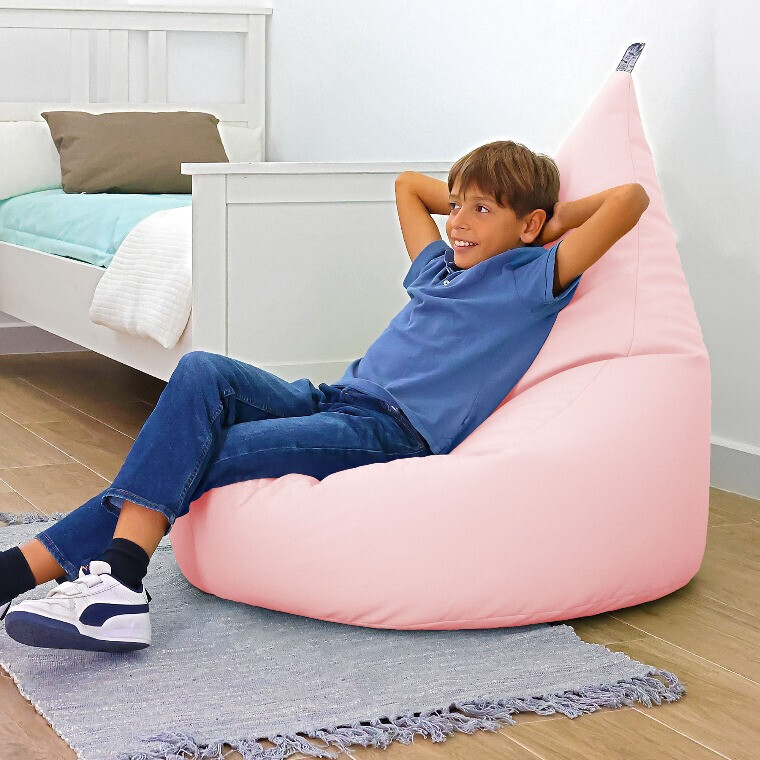 Pouf Poltrona Similpelle Rosa (2)