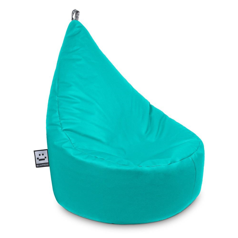 Puff Butaca Polipiel Turquesa ()