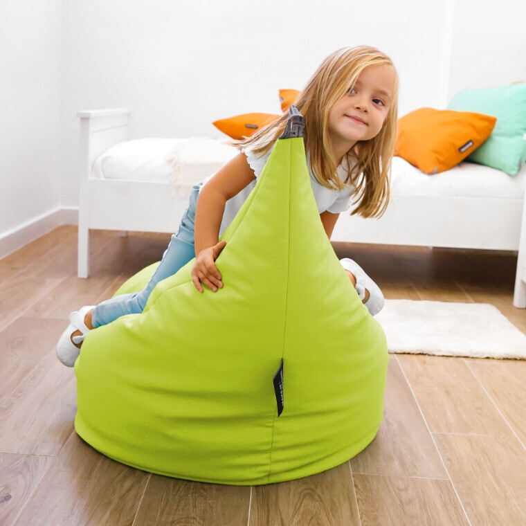 Pouf Poltrona Similpelle Verde (2)
