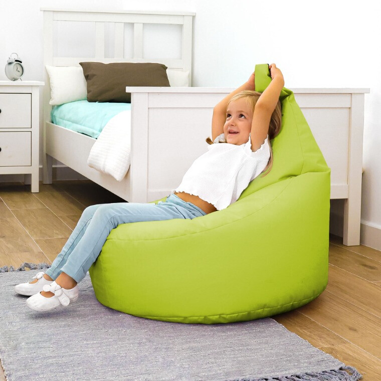 Pouf Poltrona Similpelle Verde (1)