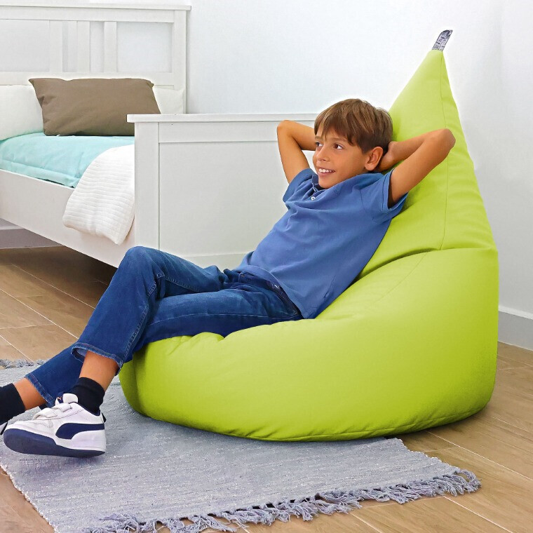 Pouf Poltrona Similpelle Verde (2)