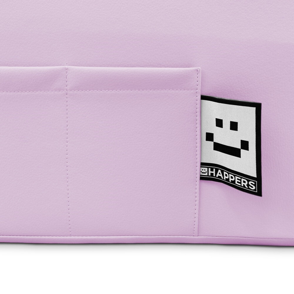 Puff Cama Individual para una persona Polipiel Lavanda Happers (6)