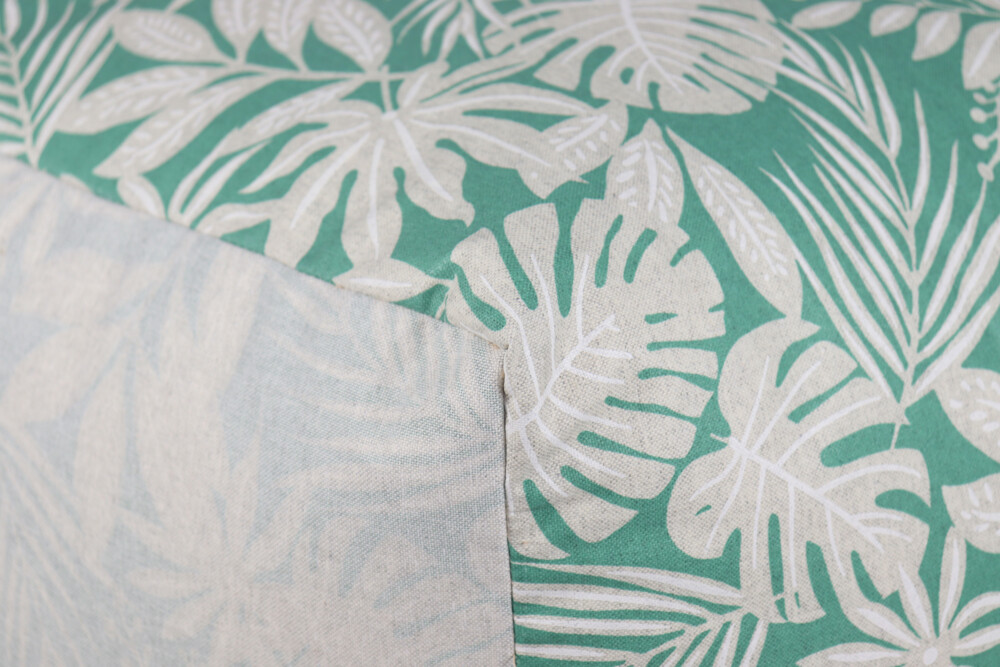 Puff Cuadrado Print Turquesa (2)