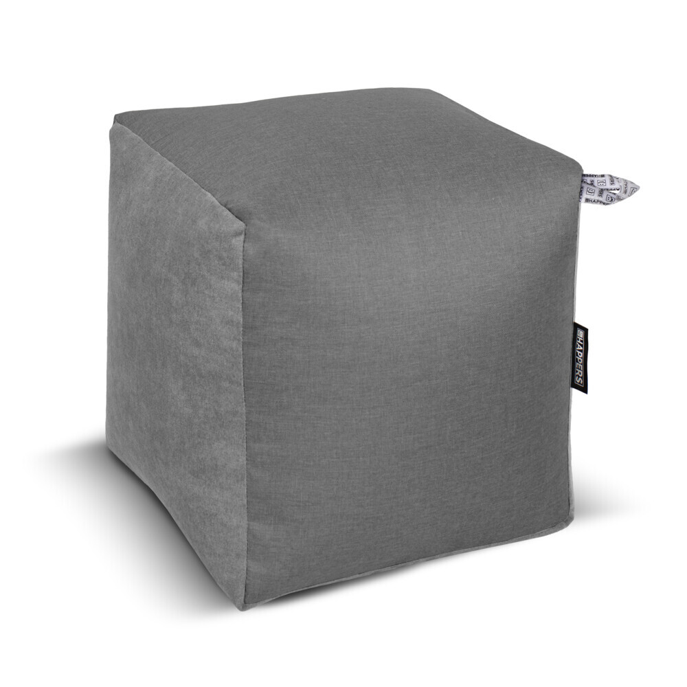 Puff Cuadrado Tex Gris (4)