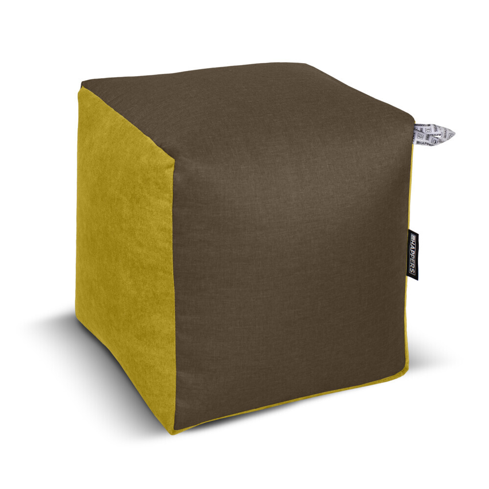Puff Cuadrado Tex Amarillo (4)