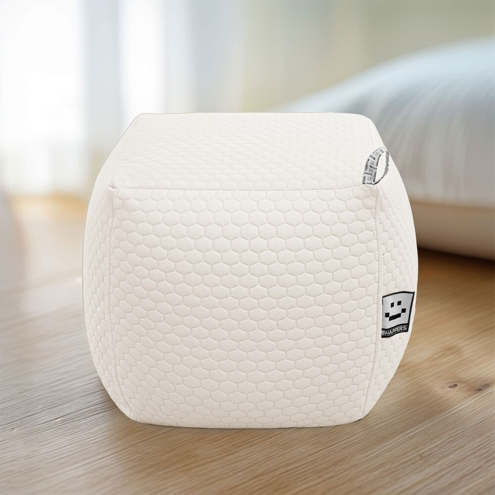 Pouf Quadrato Morgan Bianco (2)