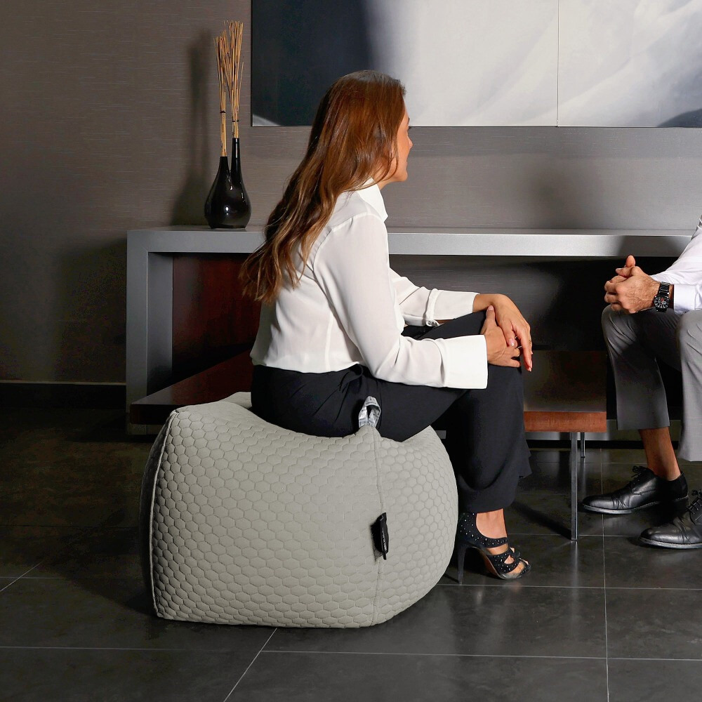 Pouf Quadrato Morgan Grigio Chiaro (1)