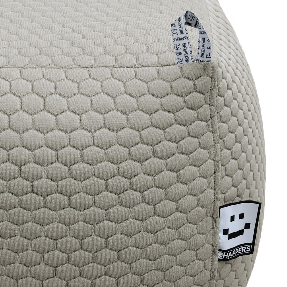 Pouf Quadrato Morgan Grigio Chiaro (3)