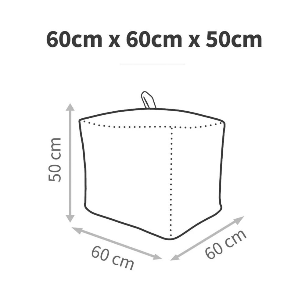 Pouf Quadrato Morgan Grigio Chiaro (5)