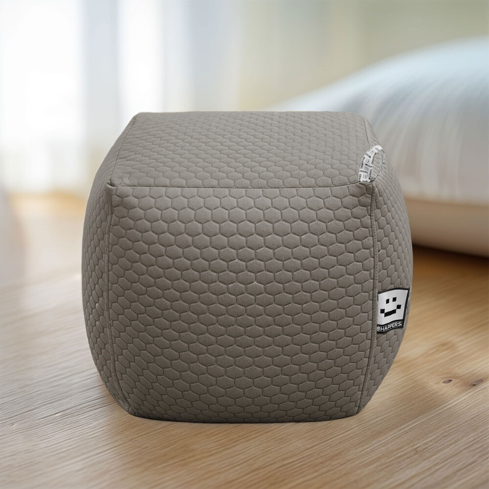 Pouf Quadrato Morgan Grigio (2)