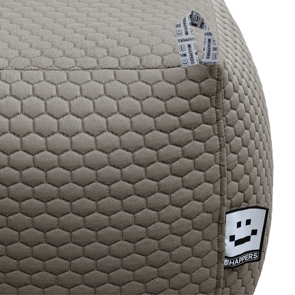 Pouf Quadrato Morgan Grigio (3)